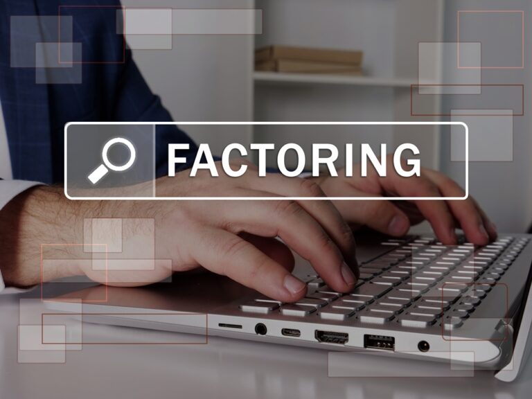 ファクタリングと書かれた検索窓